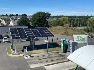 Carport solaire en Ille et  Vilaine