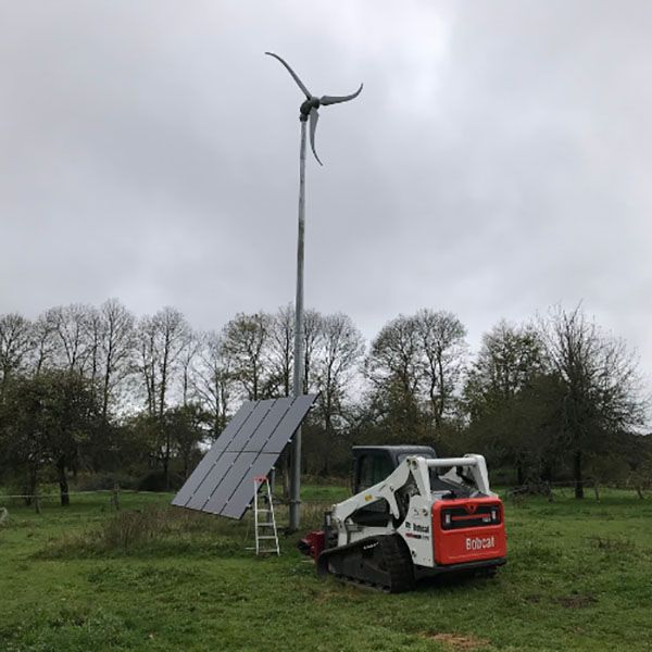 Une éolienne nécessite une simple révision de temps en temps