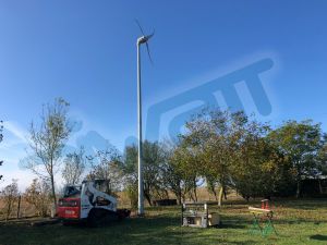 Eolienne Skystream dans l'Orne