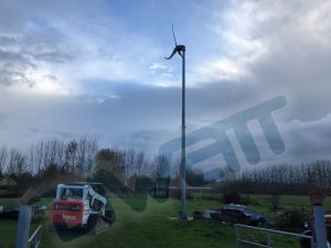 Eolienne Skystream dans la Sarthe